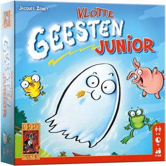 Thumbnail van een extra afbeelding van het spel 999 Games Kaartspel Vlotte Geesten Junior