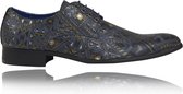 Apichu - Maat 43 - Lureaux - Kleurrijke Schoenen Voor Heren - Veterschoenen Met Print