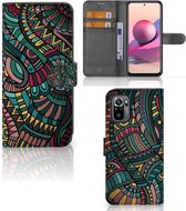 GSM Hoesje Xiaomi Redmi Note 10S | 10 4G | Poco M5s Flip Case Aztec