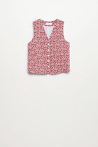 Mango Vest Bedrukt Katoenen Gilet 17072021 85 Dames Maat - XL