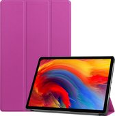 Tablet hoes geschikt voor Lenovo Tab P11 Plus (11 inch) - Tri-Fold Book Case - Paars