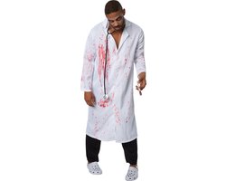 dressforfun - Griezelige dokter XXL - verkleedkleding kostuum halloween verkleden feestkleding carnavalskleding carnaval feestkledij partykleding - 302289
