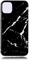 GadgetBay Marmer Patroon Natuursteen Zwart Hoesje Case iPhone 11