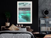 Artgeist - Schilderij - Iridescent Sea - Multicolor - 40 X 60 Cm