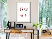 Artgeist - Schilderij - Floral Home - Multicolor - 30 X 45 Cm