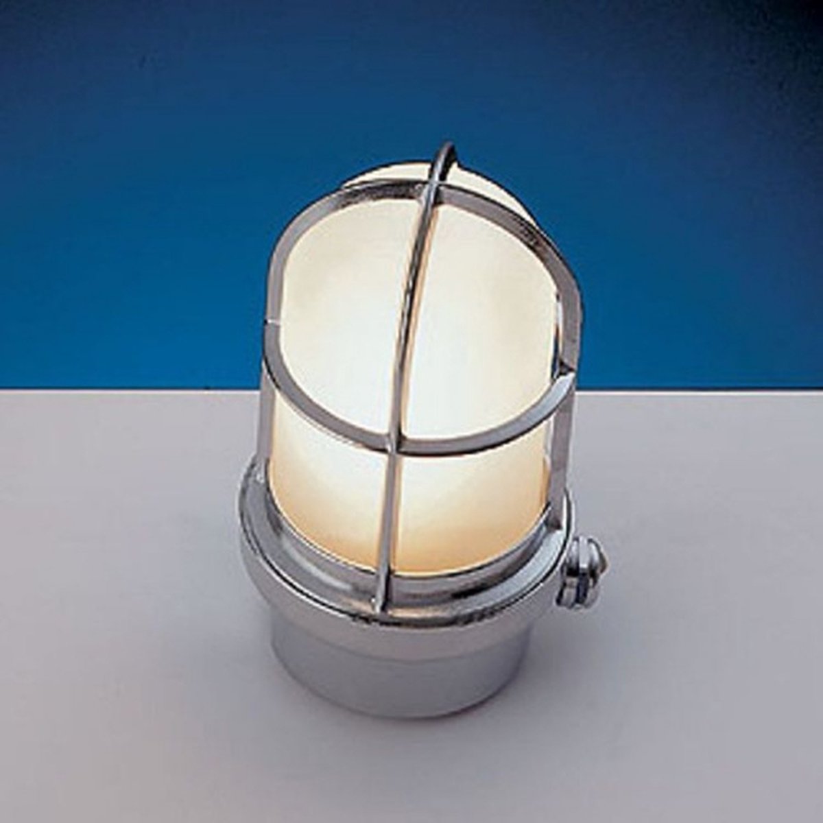 Outlight - Buitenlamp - Scheepslamp Spanker - Chroom, mat glas - Outlet