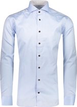 Eton Overhemd Blauw Getailleerd - Maat EU38 - Mannen - Herfst/Winter Collectie - Katoen