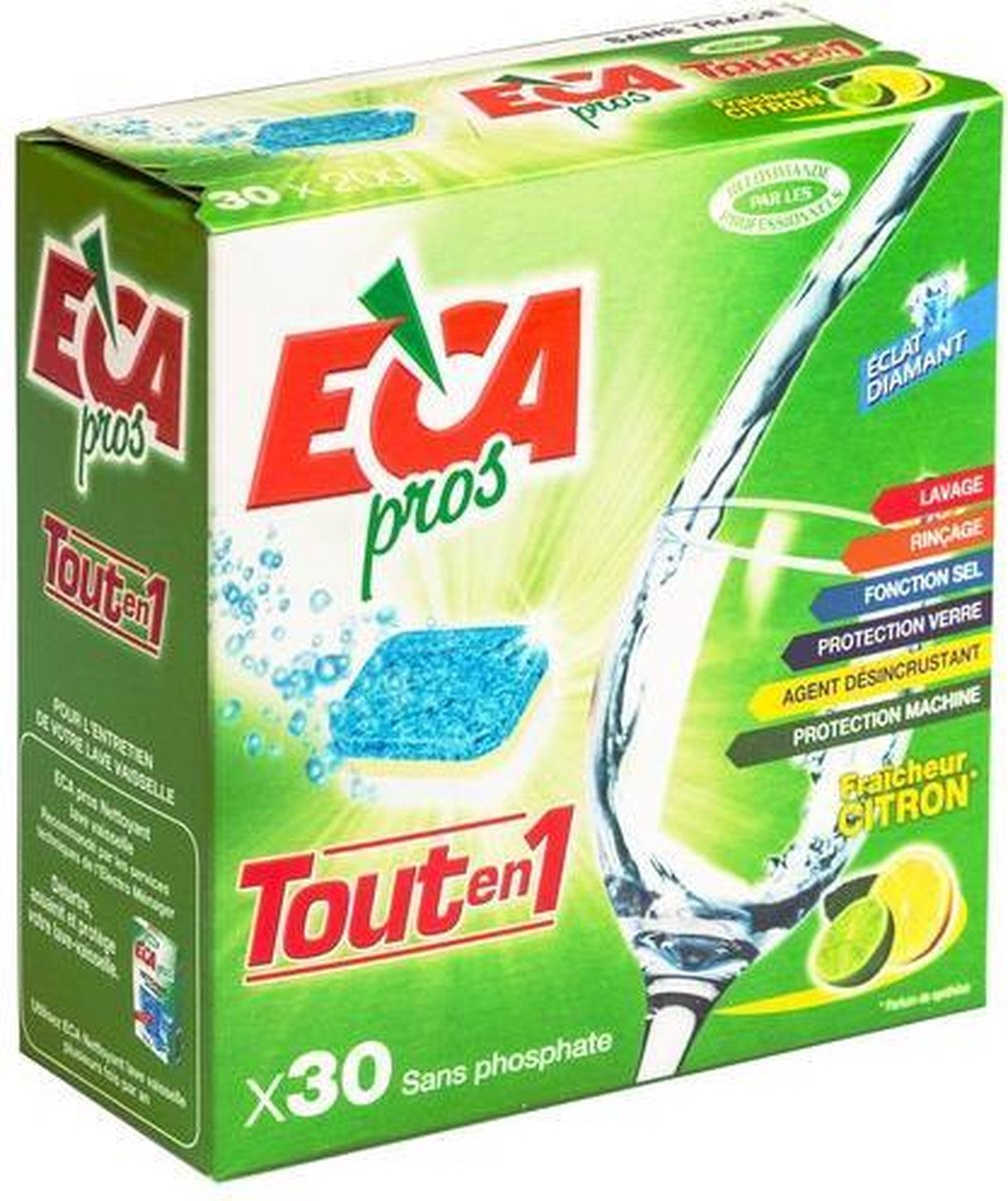 Goedkoopste ECA - Vaatwastabletten 30 STUKS ALLES IN EEN