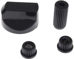 UNIVERSEEL - KIT UNIVERSEEL KNOP ZWART -