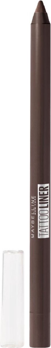 Goedkoopste 3x Maybelline Tattoo Liner Gel Waterproof Oogpotlood 910 Bold Brown 1.3gr