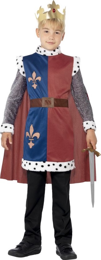 Koning Arthur kostuum voor kinderen 146/158