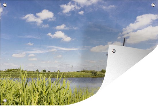 Nederlandse windmolen in Kinderdijk - Tuindoek
