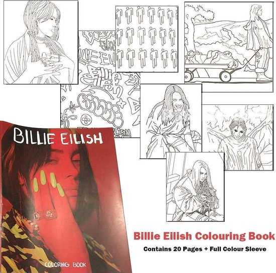 Billie Eilish - Billie Kleurboek - Wit