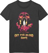 Sum 41 Heren Tshirt -S- Out For Blood Zwart