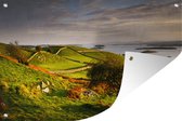 Muurdecoratie Zonsondergang in Ierland - 180x120 cm - Tuinposter - Tuindoek - Buitenposter