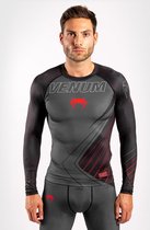 Venum Contender 5.0 Rashguards L/S Zwart Rood maat XL