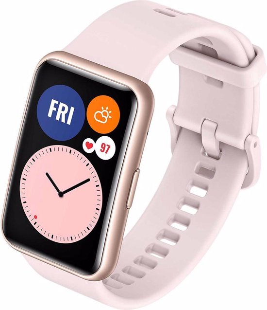 Huawei Watch Fit Smartwatch dames Sakura Pink