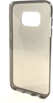 FONU Siliconen Backcase Hoesje Samsung Galaxy S7 - Zwart/Transparant