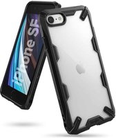 Ringke Fusion Backcase hoesje Geschikt Voor iPhone SE (2022 / 2020) / 8 / 7 - Zwart