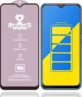 Voor Vivo Y15 9H HD Large Arc High Alumina Full Screen Tempered Glass Film