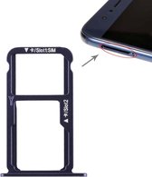 SIM-kaartvak + SIM-kaartvak / Micro SD-kaart voor Huawei Honor 8 (blauw)