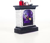 2 STKS Halloween Lantaarn Decoratie Creatieve Haard LED Halloween Lichtkaart Sfeer Layout Props (Heks)