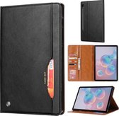 Voor Samsung Galaxy Tab S7 Plus / T970 / T975 / T976 Kneed Huidtextuur Horizontale Flip Leren Case met Fotolijst & Houder & Kaartsleuven & Portemonnee (Zwart)