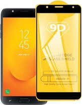 Voor Samsung Galaxy J7 Duo 9D Volledige lijm Volledig scherm gehard glasfilm