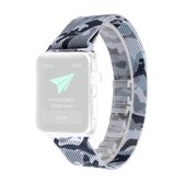 Milan stalen polshorlogebandje voor Apple Watch Series 3 & 2 & 1 38 mm (camouflage zwart) afdrukken
