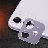 Lensbeschermingsring voor camera achteraan voor iPhone 11 (paars)