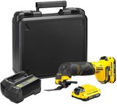 Bol.com Stanley SFMCE500D2K FATMAX® V20 Accu Multitool 18V 2.0Ah In Koffer aanbieding