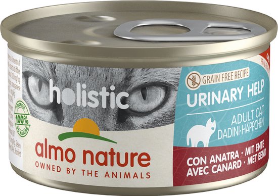 Almo Nature Natvoer Katten Met Urinewegproblemen – Holistic Urinary Help – 24 X 85G