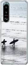 6F hoesje - geschikt voor Sony Xperia 5 III -  Transparant TPU Case - Surfing #ffffff