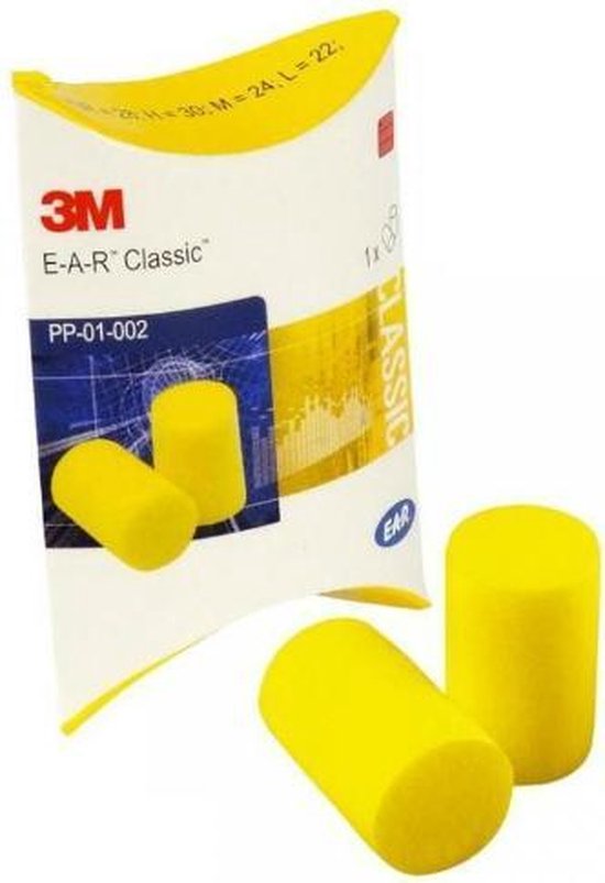 Kunstmatig Regelmatigheid Blazen Oordoppen 3M E-A-R Classic geel (250 paar) | bol.com