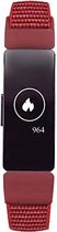 Shop4 - Geschikt voor Bandje voor Fitbit Ace 3 - Nylon Rood