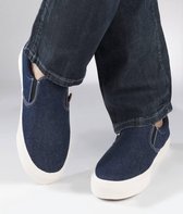 Westfalia Canvas Loafer, Denimblauw, Maat 43