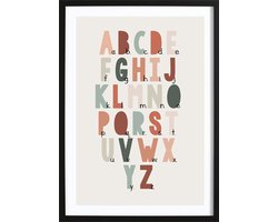 ABC Poster - Wallified - Tekst - Zwart Wit - Poster - Wall-Art - Woondecoratie - Kunst - Posters