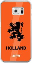 Samsung Galaxy S6 Edge Hoesje Transparant TPU Case - Nederlands Elftal - Holland #ffffff