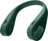 Bladloze hangende nekventilator Sport-mute USB-ventilator, kleur: YY09 groen
