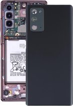 Batterij-achterklep met cameralensafdekking voor Samsung Galaxy Note20 (zwart)