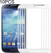 10 PCS Front Screen Outer Glass Lens voor Samsung Galaxy S IV / i9500 (wit)
