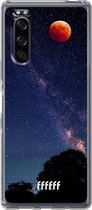 Sony Xperia 5 II Hoesje Transparant TPU Case - Full Moon #ffffff