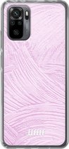6F hoesje - geschikt voor Xiaomi Redmi Note 10 Pro -  Transparant TPU Case - Pink Slink #ffffff