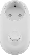 CALEX - LED Stekkerdimmer - Opbouw - Enkel Knop - 3-24W - Mat Wit - BSE