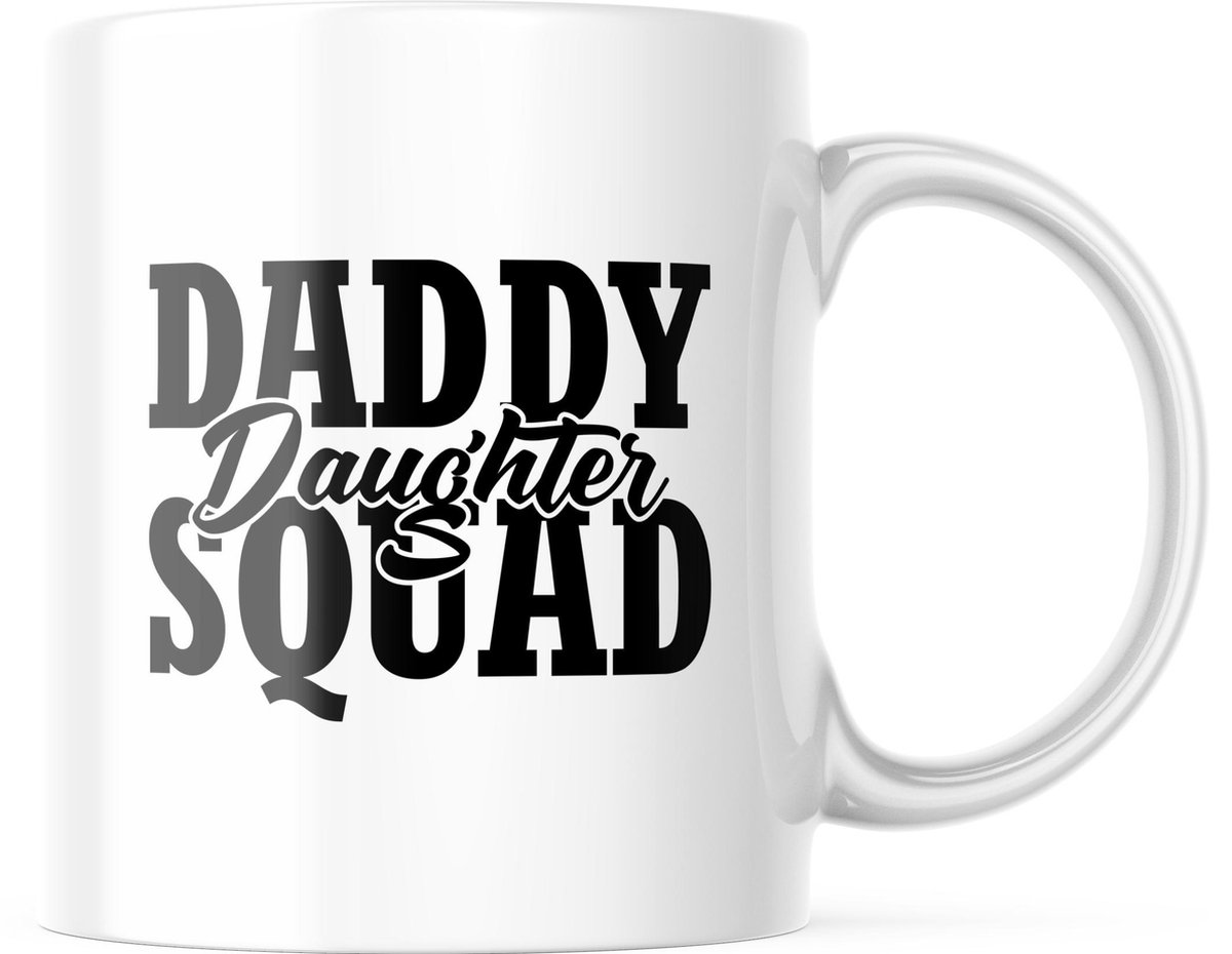 Vaderdag Mok Daddy daughter squad