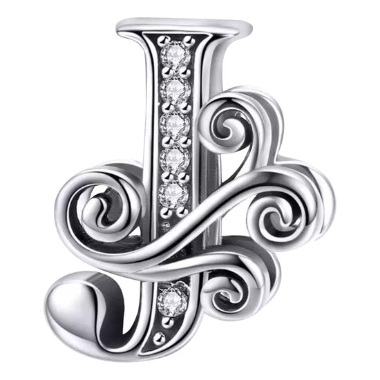 HappyStar Sterling zilver 925 charm letter A ~ Z alfabet bedels