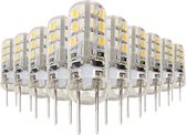 Ledlamp G4 2W 12V SMD2835 24LED 360 ° (10 stuks) - Wit licht - Overig - Pack de 10 - Wit licht - SILUMEN