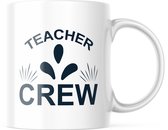 Mok Teacher Crew | Juf Bedankt Cadeau | Meester Bedankt Cadeau | Leerkracht Bedankt Cadeau | Einde schooljaar Bedankt Cadeau