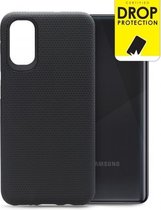 Samsung Galaxy A41 Hoesje - My Style - Tough Serie - Hard Kunststof Backcover - Zwart - Hoesje Geschikt Voor Samsung Galaxy A41