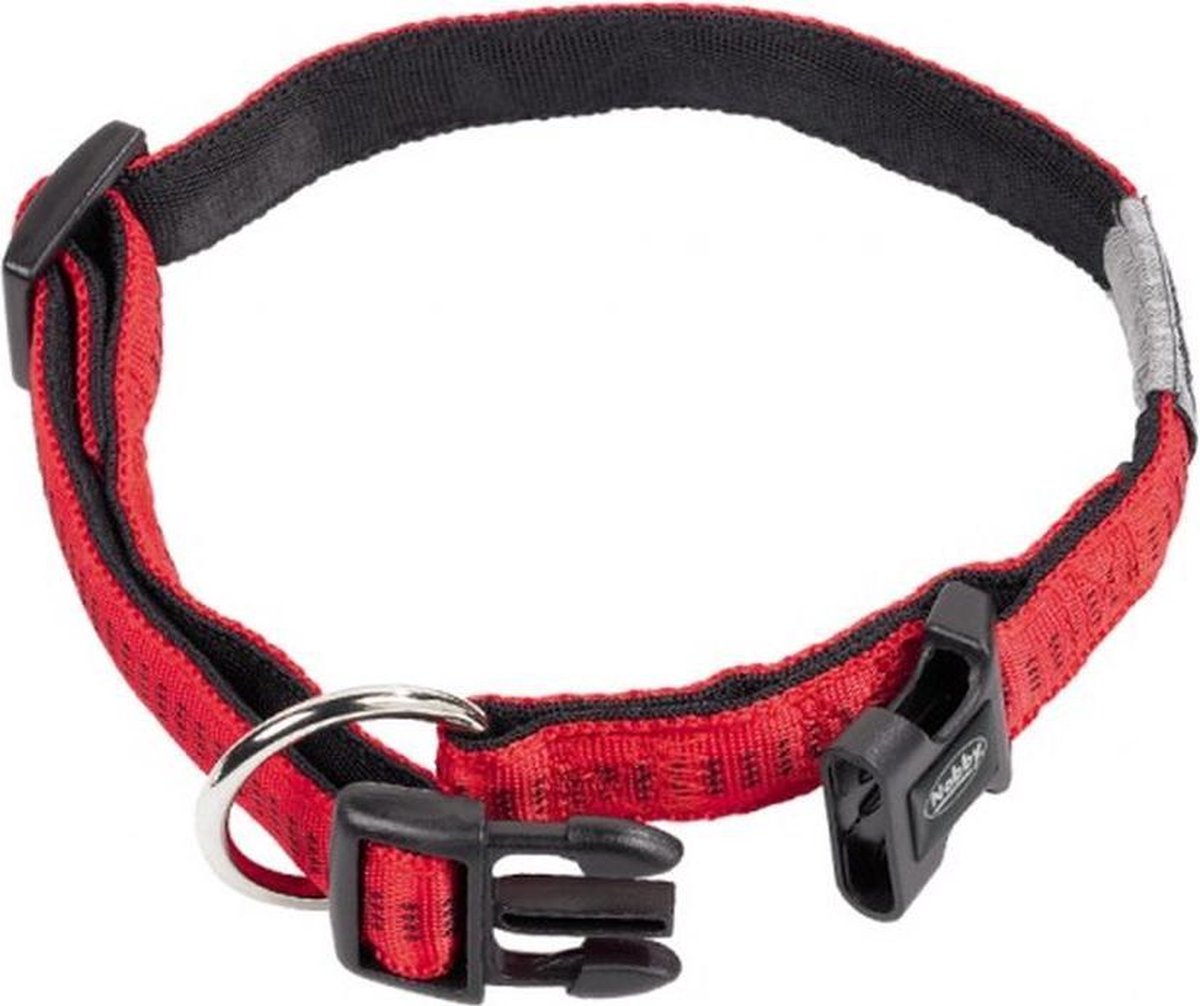 Nobby – hond – halsband – body – rood – 30 t/m 45 cm – 2 cm breed